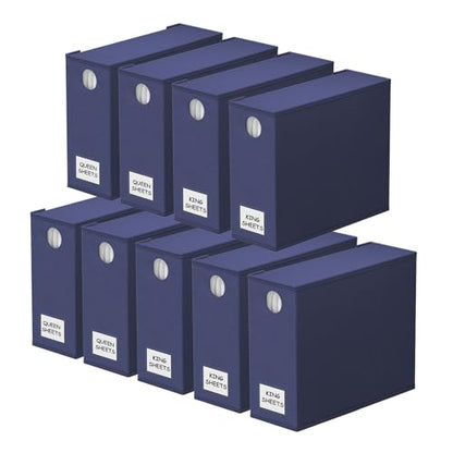 9 Pack Bed Sheet Organizers and Storage (9 Count)