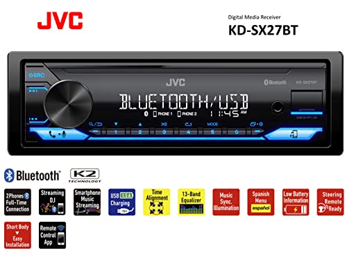 KD SX27BT Car Stereo with Bluetooth