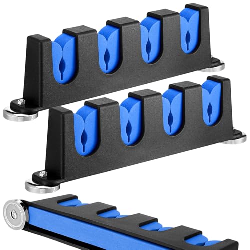 2 Pcs Magnetic Fishing Rod Holder for Car Fishing Pole Rack Vertical Rod Storage Holders for Truck Bed Boat Wall Garage Door (2 Count)