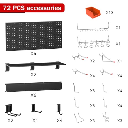 Pegboard Wall Organizer