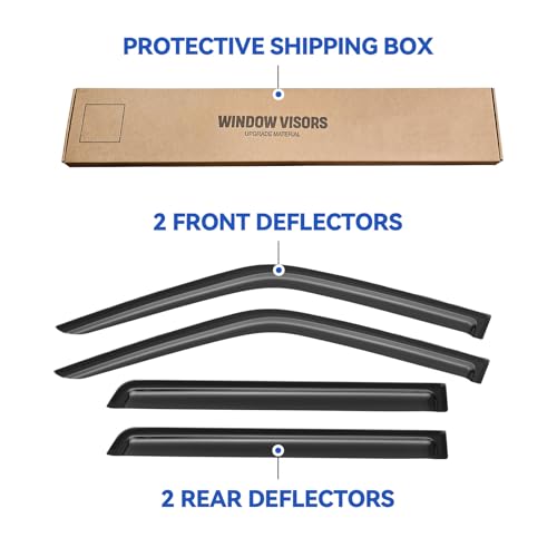 Window Visors Rain Guards for 1996