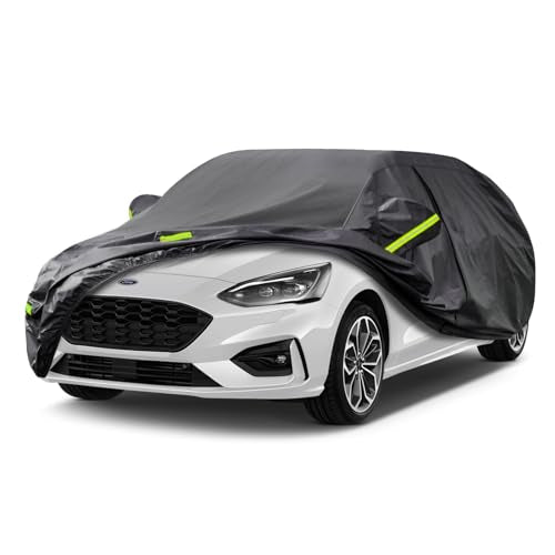 7 Layers Car Cover Custom Fit Ford Focus Hatchback from 1999 to 2025