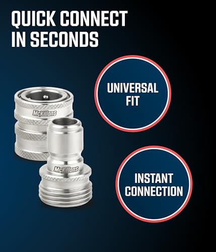 Water Hose Quick Connect [UNIVERSAL FIT] 3 Pack