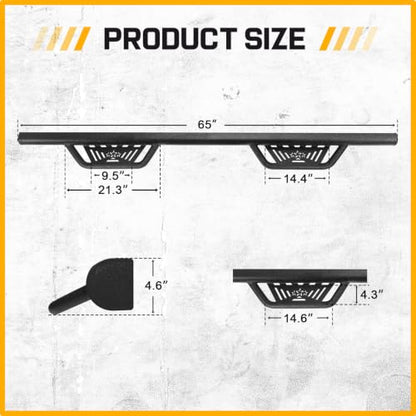 Running Boards Compatible with 2025 (2 Count)