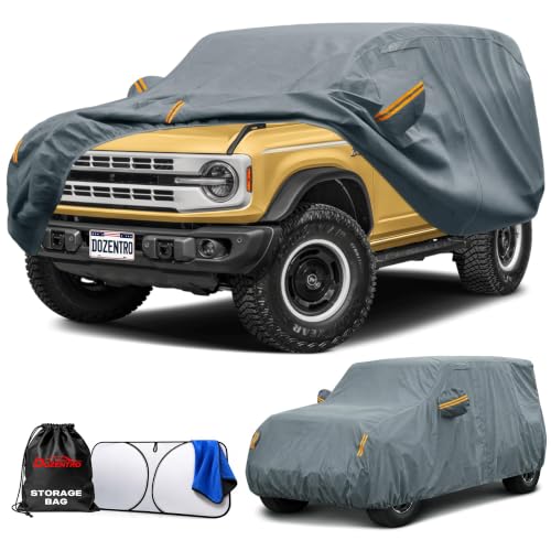 Waterproof Heavy Duty Car Cover Custom Fit Bronco 2 Door