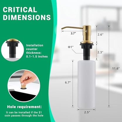 Commercial Kitchen Faucets with Pull Down Sprayer Brushed Gold LED