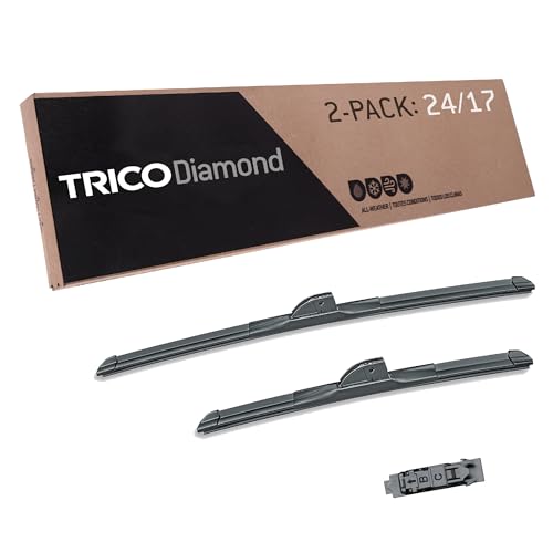 Diamond 24" + 17" Super Premium Automotive Replacement Windshield Wiper Blades