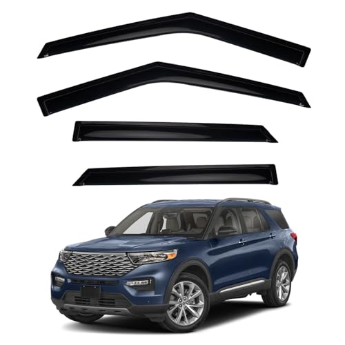 4pcs Window Visors Rain Guards for 2020 (4 Count)