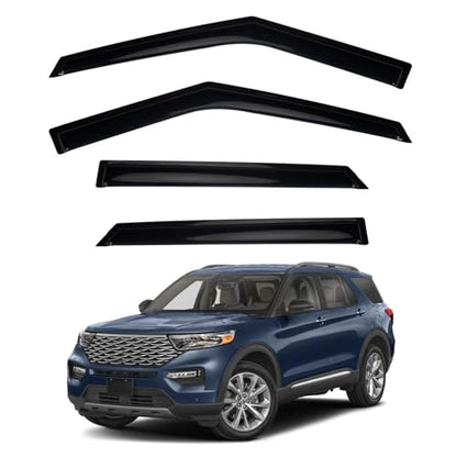 4pcs Window Visors Rain Guards for 2020 (4 Count)