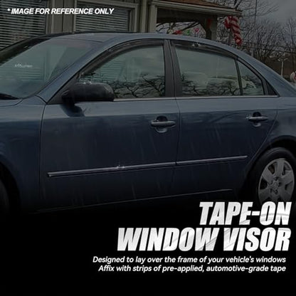 4PCS Tape On Window Visors for 2006