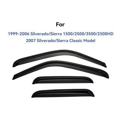 Window Visors Rain Guards for 1999 (4 Count)