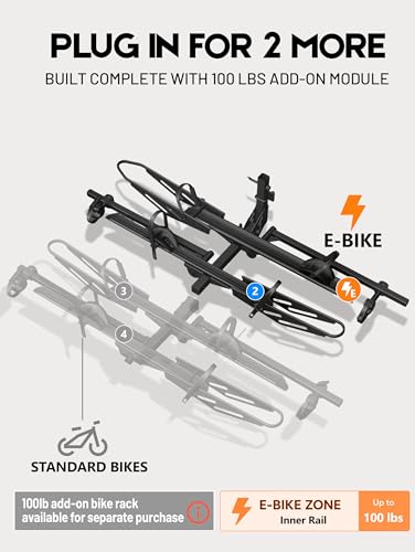 Bike Rack for Car Hitch Mount (2 Count)