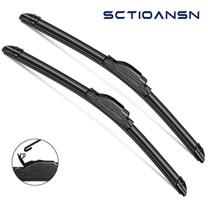 3 Wipers Set for Hyundai Elantra 2009