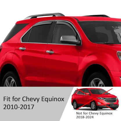 in Channel Extra Durable Rain Guards for ChevyEquinox 2010