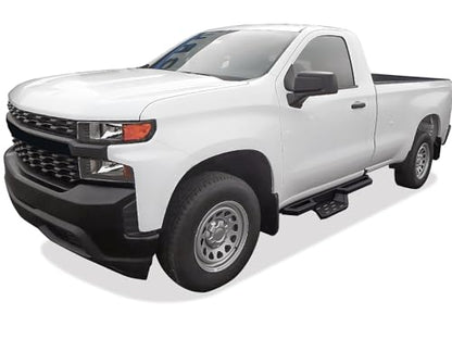 Stainless Steel Pocket Steps Side Bars Compatible with Chevy Silverado GMC Sierra 1500 2019