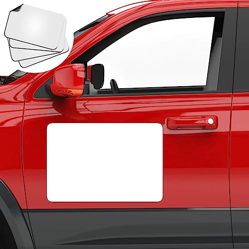 4 Pack Blank Car Door Magnet Sticker (2 Count)