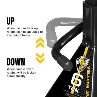 Jack Stands 6 Ton with Double Locking for Lifting Car SUVS