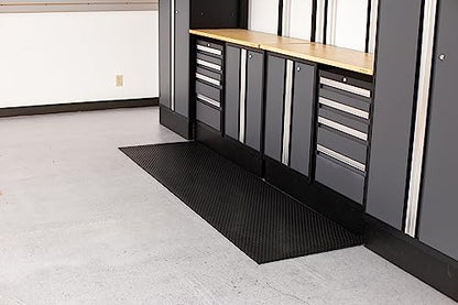 Performance Vinyl Garage Runner Small Coin Pattern