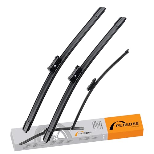 3 Replacement Wiper Blades For VW Volkswagen Golf 2015 2016 2017 2018 2019 2020 2021