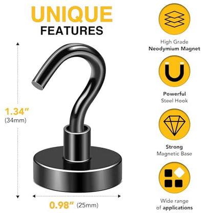 Magnetic Hooks (10 Count)