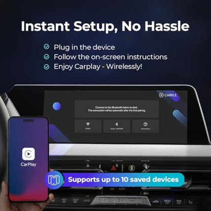 Wireless Carplay Adapter with Web App and OTA Updates