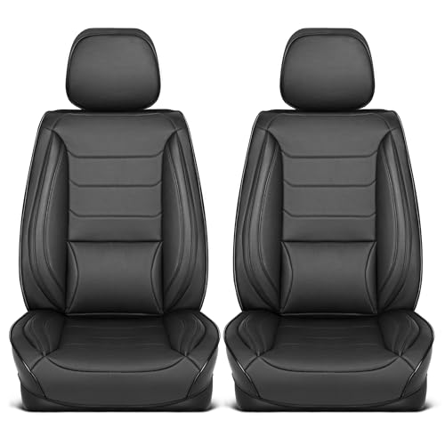Curated Elite Leather Seat Covers for Cars & SUVs (2 Count)