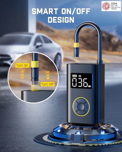 X9 Pro Portable Tire Inflator for Compact Car