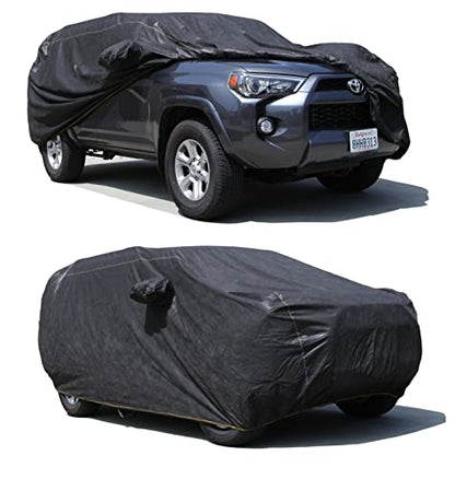 All Weather Waterproof car Cover Good for rain Snow uv Protection dust mid