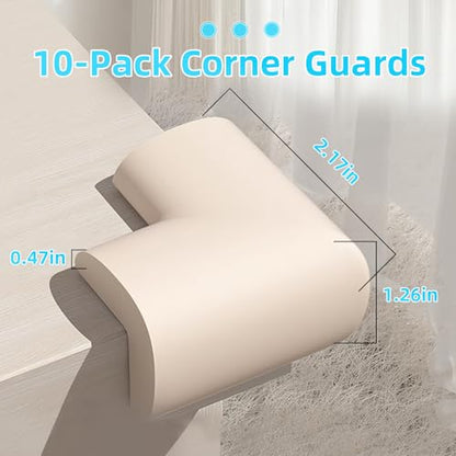 Foam Baby Edge Protector Strip Furniture Safety 10PCS Corner Guard (10 Count)