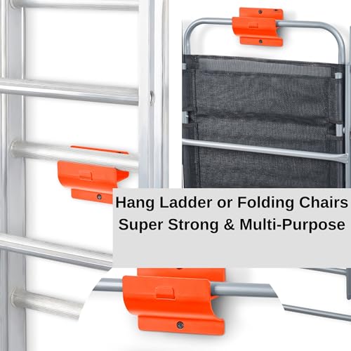 Ladder Hangers for Garage Wall Set of 2 (2 Count)