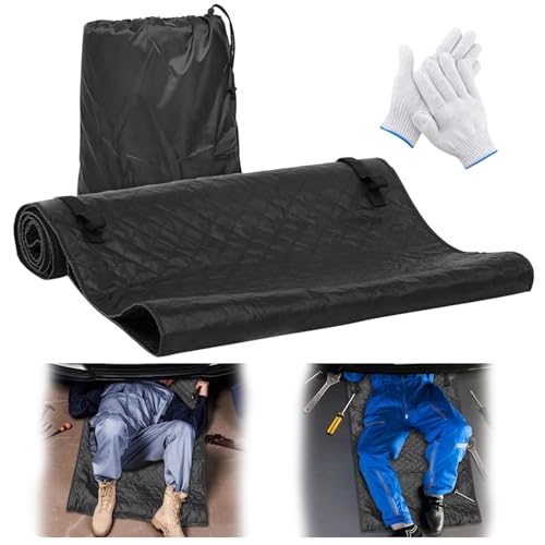 Upgraded Rolling Creeper Mat with Zipper