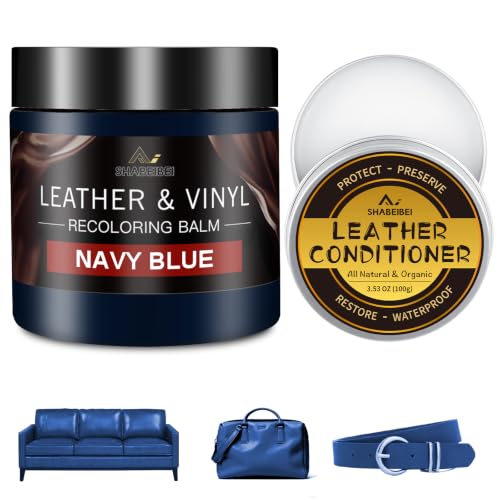 Leather Recoloring Balm and Leather Repair Kit for Furniture