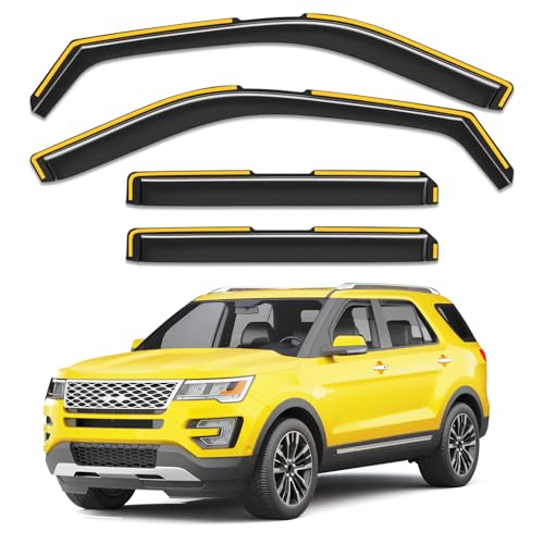 in Channel Window Visors Rain Guards for Ford Explorer 2011 (4 Count)