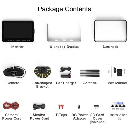1080P 10" Wireless RV Backup Camera System for Furrion Pre