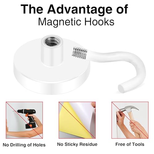 Magnetic Hooks Heavy Duty 170LB Super Strong Hook for Cruise