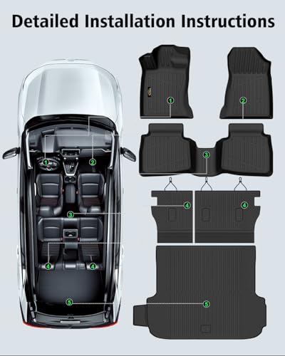 Floor Mats & Cargo Liner & Backrest Mat Custom for Subaru Outback 2026