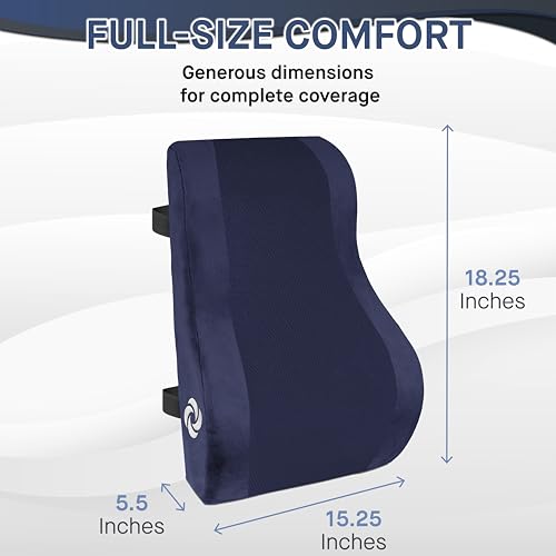 Ergonomic Lumbar Support Pillow for Office Chair and Car Seat