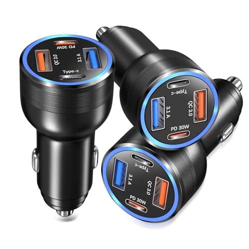 USB C Car Charger 3 Pack (3 Count)