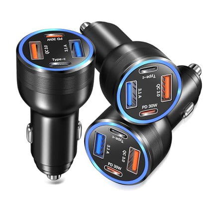 USB C Car Charger 3 Pack (3 Count)