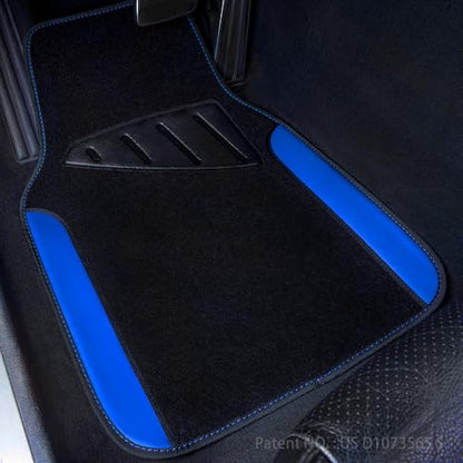 Rainbow Waterproof Universal Fit Faux Leather Car Carpet
