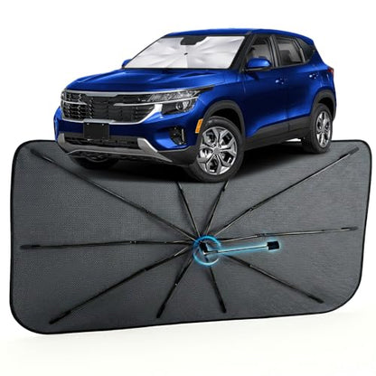Car Windshield Sun Shade Umbrella for KIA Seltos 2021
