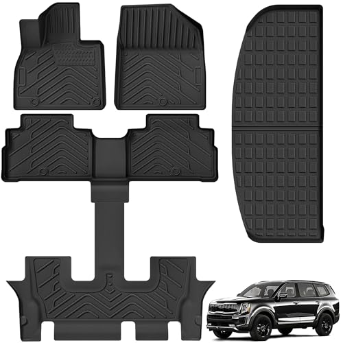 Floor Mats & Cargo Liners Fit for Kia Telluride 2025