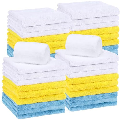 30 Pcs 16 x 16 Inch edgeless Microfiber Plush Towels for Cars Detailing Drying Wash Polishing Absorbent Cleaning Cloths (30 Count)