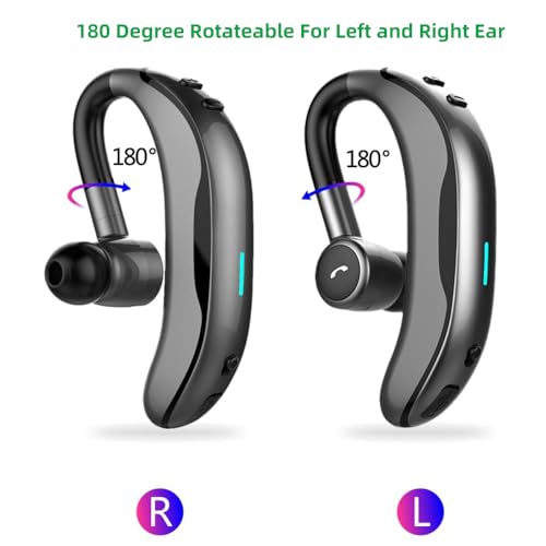 Bluetooth Earpiece Headphone Dual Noise Cancelling Mic Painless Open