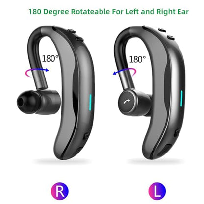 Bluetooth Earpiece Headphone Dual Noise Cancelling Mic Painless Open