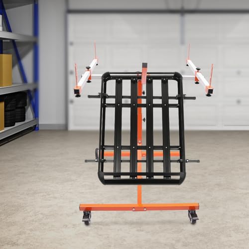 Automotive Rotating Painting Stand Multifunction Freestanding Paint Holder with Wheels for Painting Or Repairing Light Sheet Metal