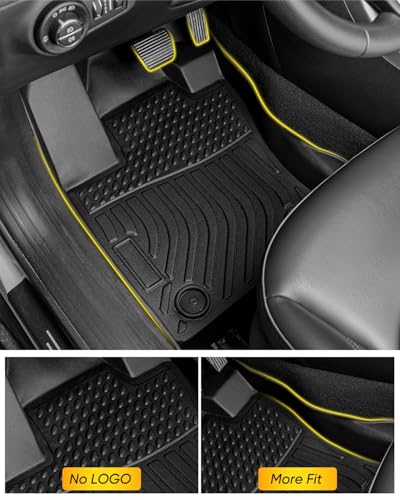 Floor Mats Cargo Liner for Jeep Compass 2017 (6 Count)