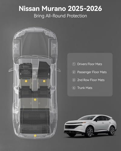 Floor Mats & Cargo Liner Fit for Nissan Murano 2025
