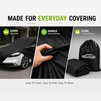 Sedan Car Cover Waterproof Outdoor Cover Fits 186