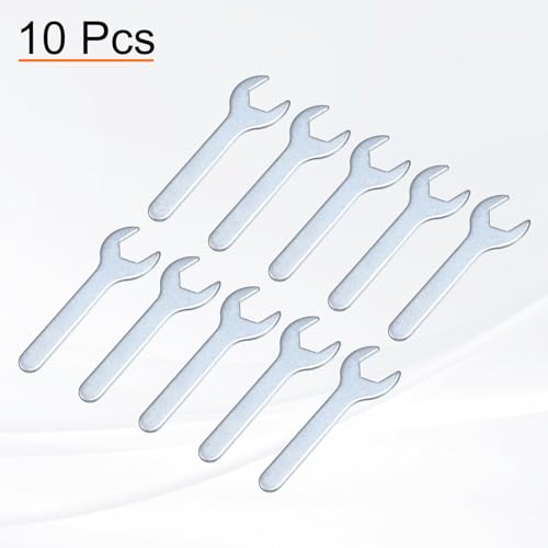 10pcs Small Wrench Open End Wrench 22x126x2.8mm Metric U (10 Count)